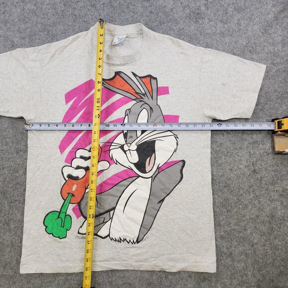 VTG Bugs Bunny T Shirt Mens XL Looney Tunes Graphic Cartoon 90s Single Stitch - Picture 8 of 13